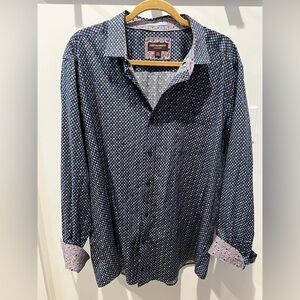 Johnston & Murphy Multicolor Geometric Men's Shirt